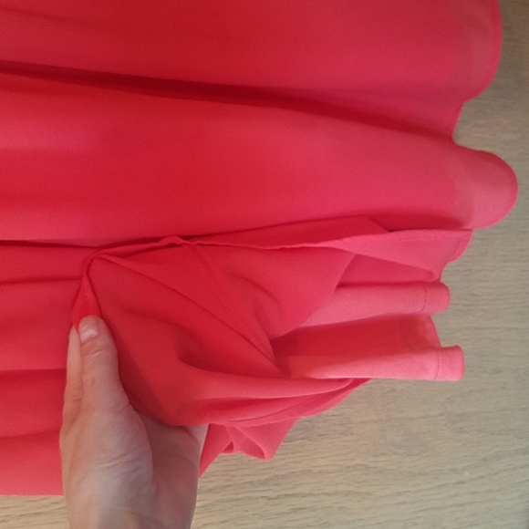 Pink Owl Size Small Orange Sleeveless Dress - Picture 3 of 7